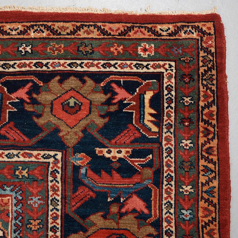 A CARPET. A semi-antique Mahal. 427 x 332 cm.