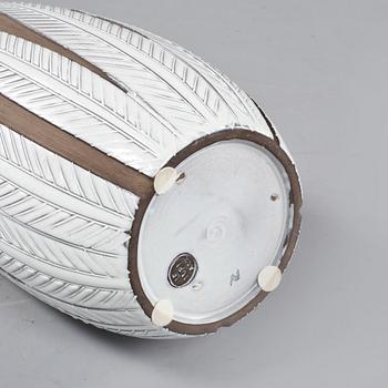 GOLVVAS, stengods, "Paprika", Anna-Lisa Thomson, Upsala Ekeby, 1951-69.