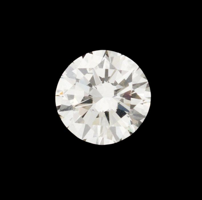Unmounted brilliant cut diamond. 1.12 CT.