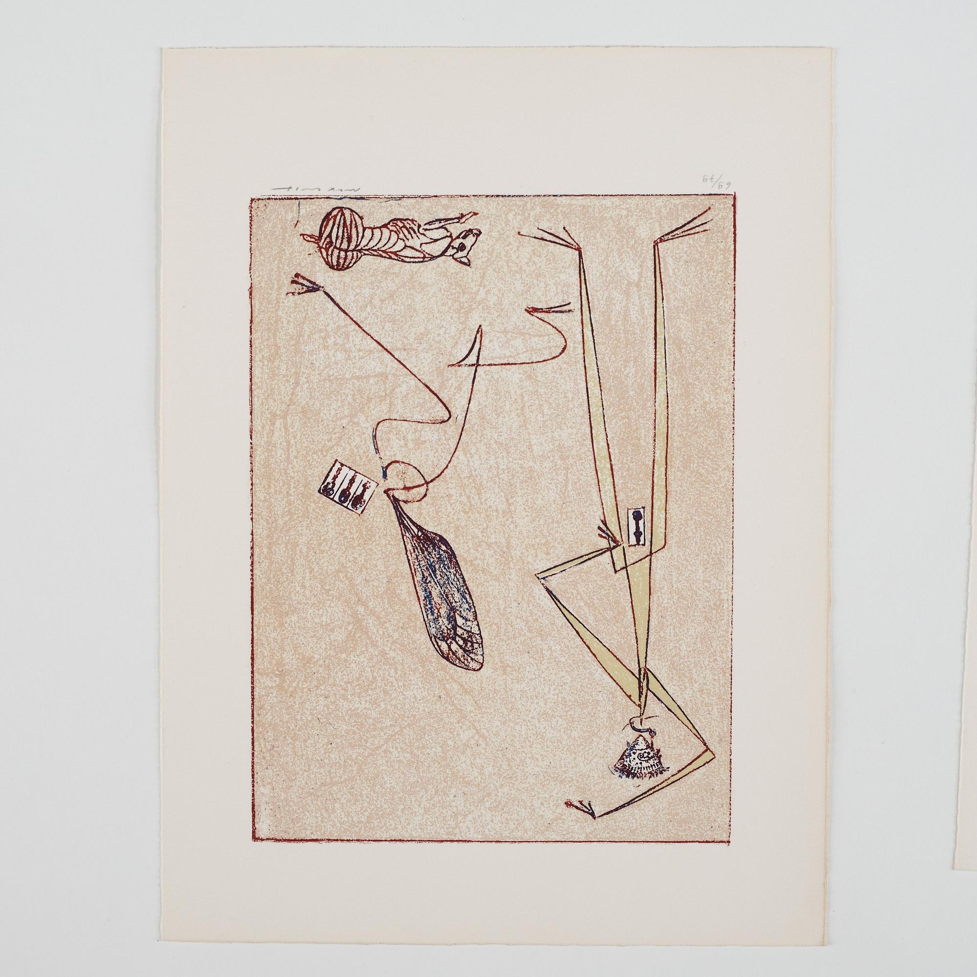 Max Ernst, "Pierre Hebey, Festin".