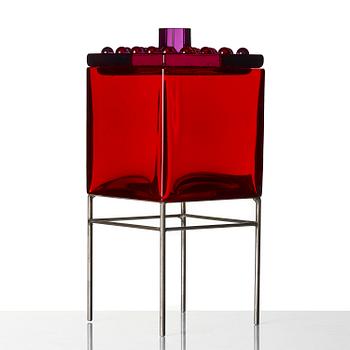 Markku Salo, skulptur, formpressat glas, Nuutajärvi Notsjö, Finland, 1996.