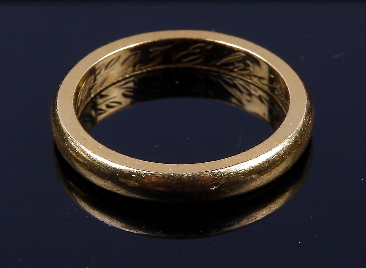 RING, guld, Sverige 1920-tal, vikt 7 gram.