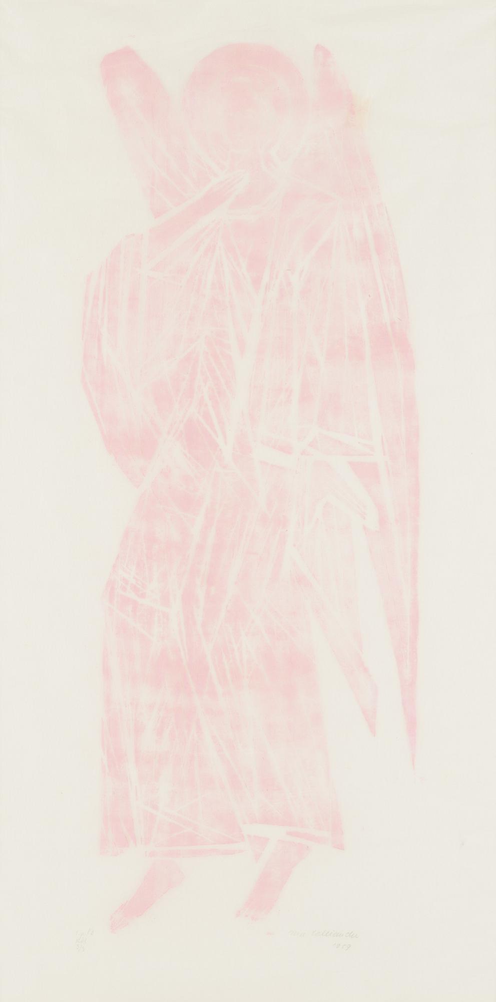 Ina Colliander, woodcut, signed and dated 1959, Tpl'a 3/3.