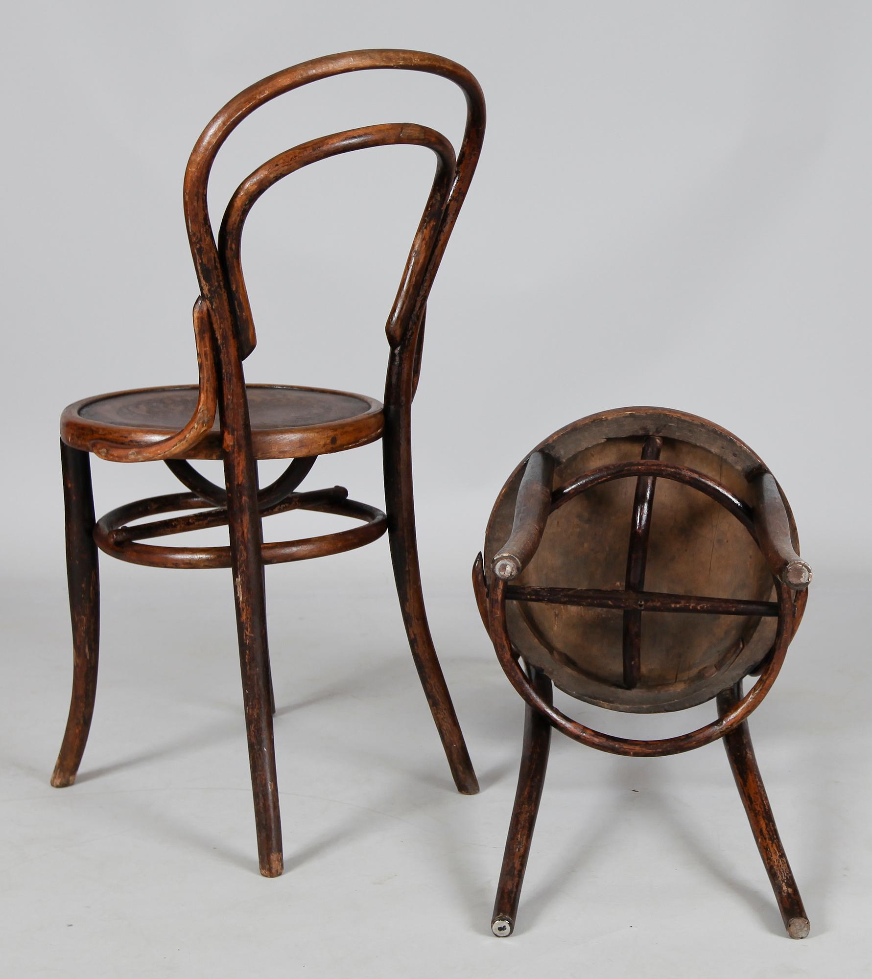STOLAR, 3 st, Thonetmodell, 1900-talets början.