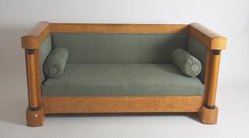 SALONGSMÖBLEMANG, 8 delar, biedermeier/biedermeierstil, 1800- och 1900-tal.