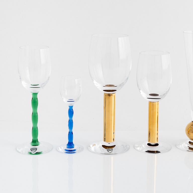 Gunnar Cyrén, a 45-piece 'Nobel' glass service, Orrefors.