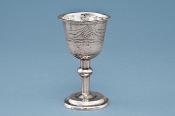 393. A TRAVEL CHALICE.