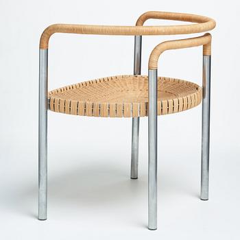 Poul Kjaerholm, a "PK 12" chair, edition E Kold Christensen, Denmark ca 1962.