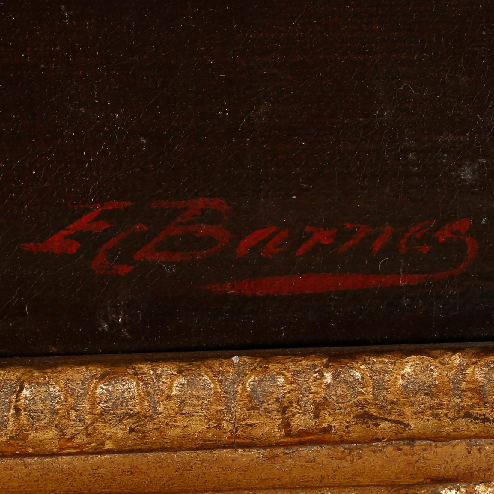 EDWARD CHARLES BARNES, oil on canvas, signed.