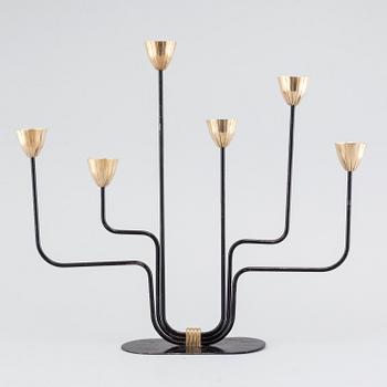 A candelabra by Gunnar Ander for Ystad metall, third quarter of the 20th century.