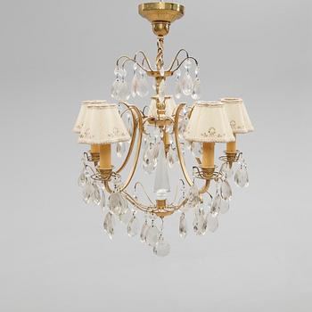 LJUSKRONA, 1900-talets mitt. Höjd ca 46 cm.