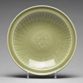 745. A celadon glazed dish, Ming dynasty (1368-1644).