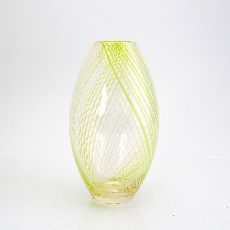 A signed Murano glas vase later part of the 20th century.