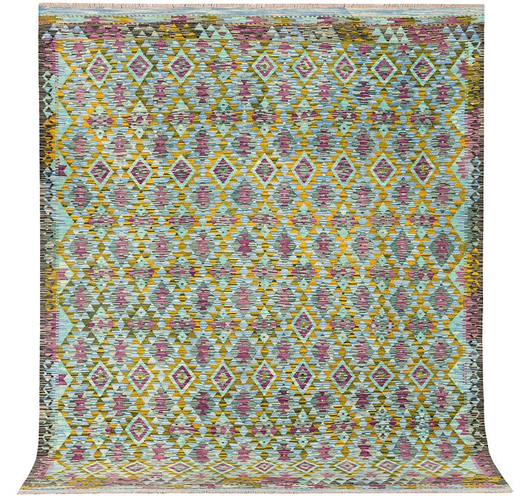 A Kilim carpet, Afghanistan, c. 252 x 206 cm.