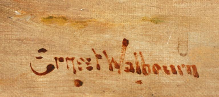 ERNEST WALBOURN, olja på duk, sign.