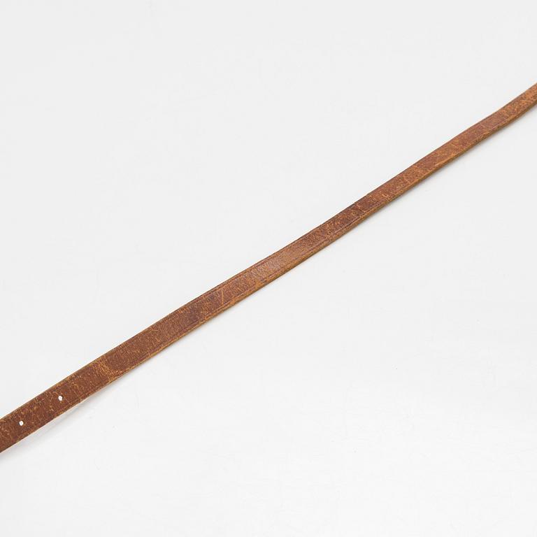 Alexander Calder, belt buckle with leather strap 1938.