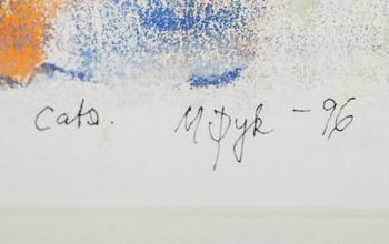 MADELEINE PYK, akvarell, signerad, daterad -96.