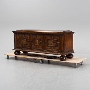 A Swedish Grace birch chest, 1920's.