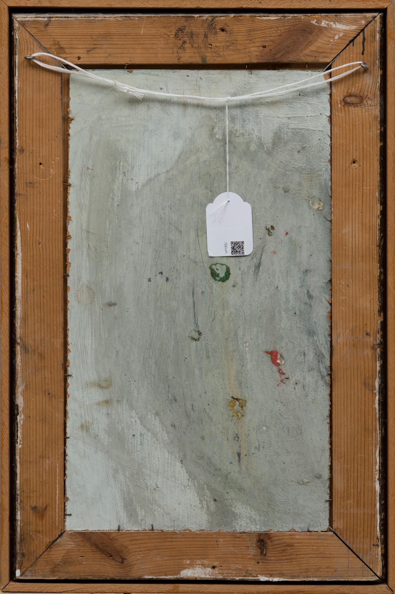 ALPO JAAKOLA, NAINEN LILASSA.