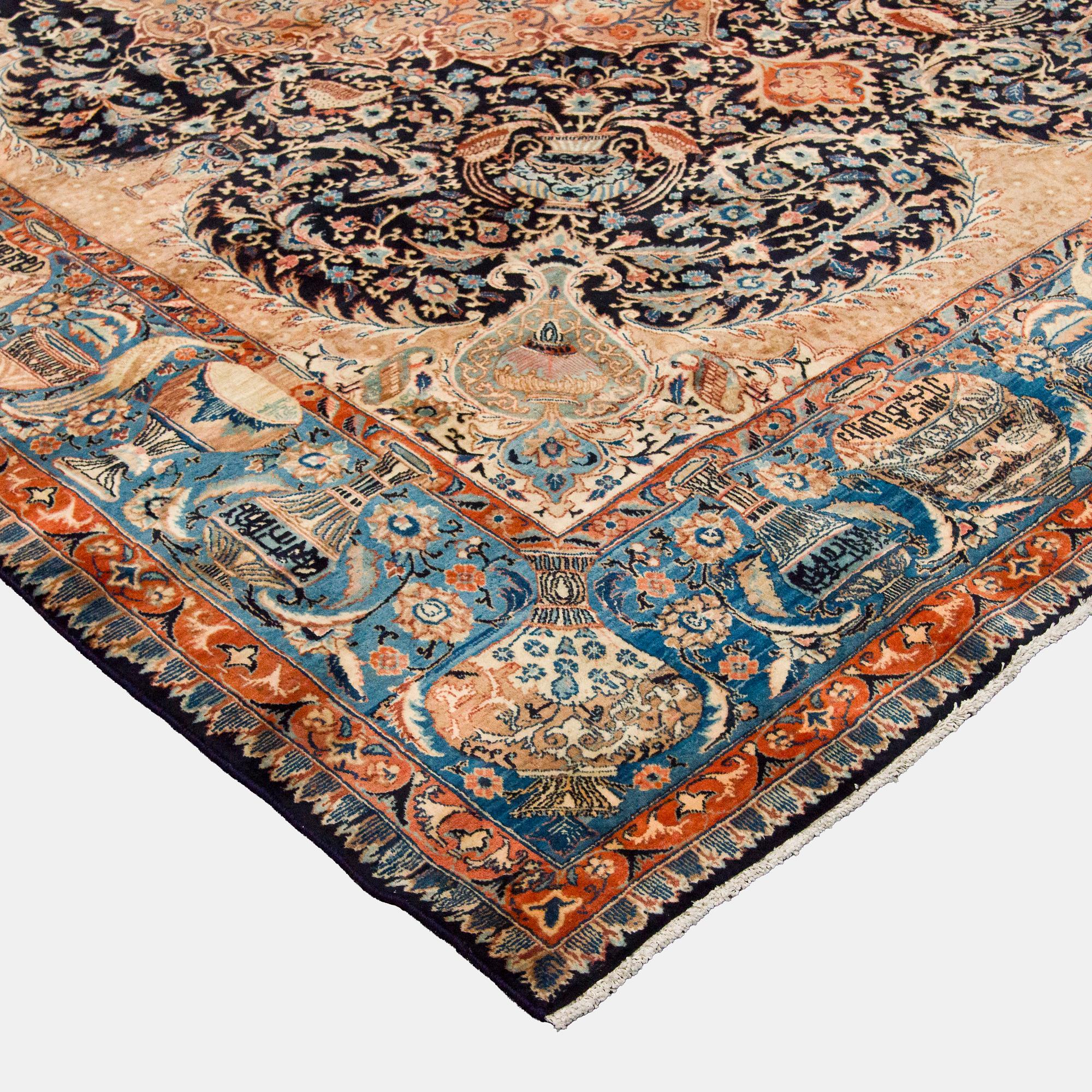 Matta, Kashmar, ca 400 x 300 cm.