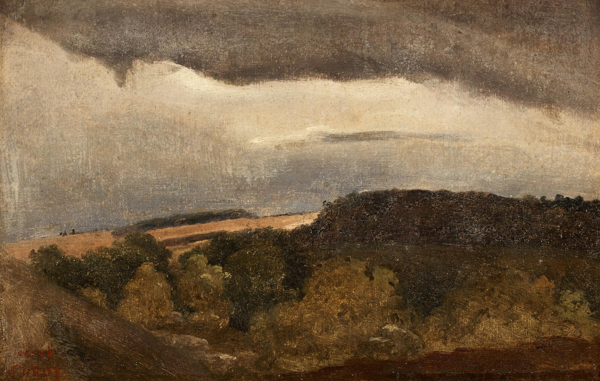 Jean Baptiste Camille Corot, "Plateaux Boises".