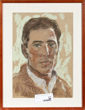 Lotte Laserstein · LOTTE LASERSTEIN, pastell, sign.