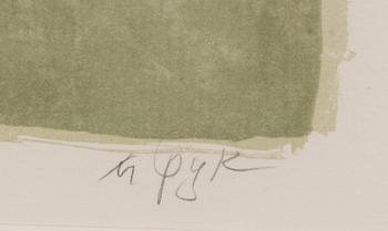 Madeleine Pyk, Komposition med stad i fonden.