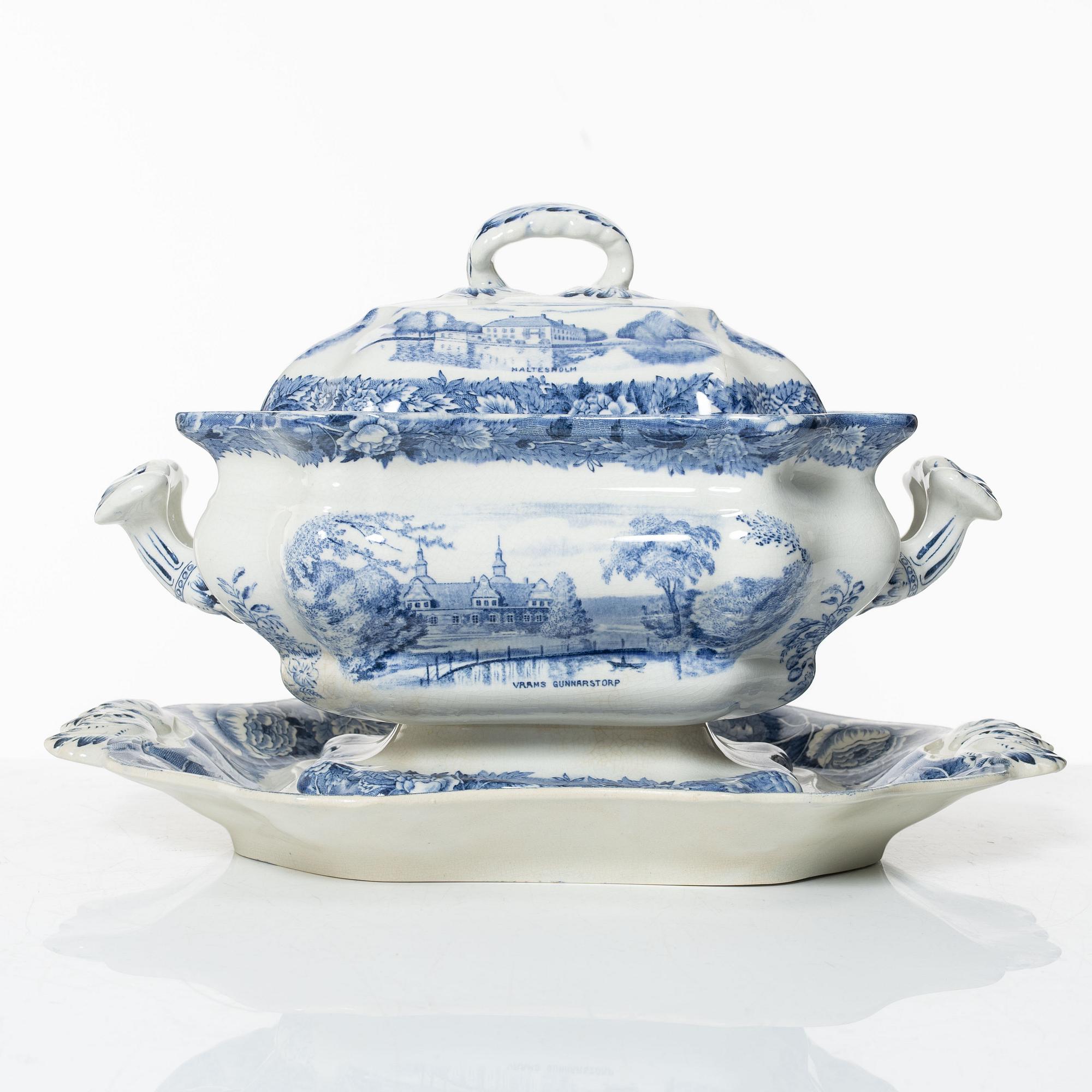 Rörstrand, Dinner and coffee service, model "Skåne" (183 pieces).