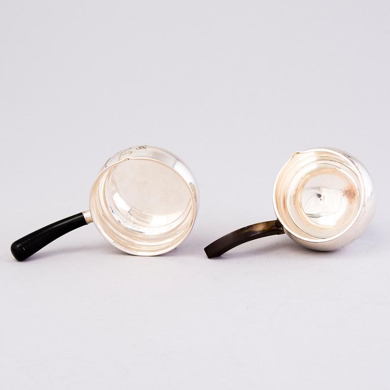 Three Danish silver bowls, two with mark of Grann & Laglye and one marked Christian F. Heise, 1922-37.