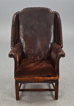 FÅTÖLJ, F Parker & Sons Ltd, England tidigt 1900-tal.