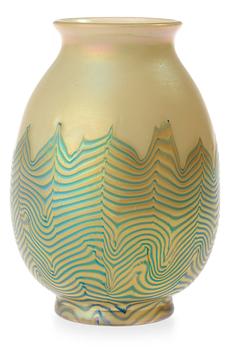 An opalescent glass vase, Loetz, 1920's.