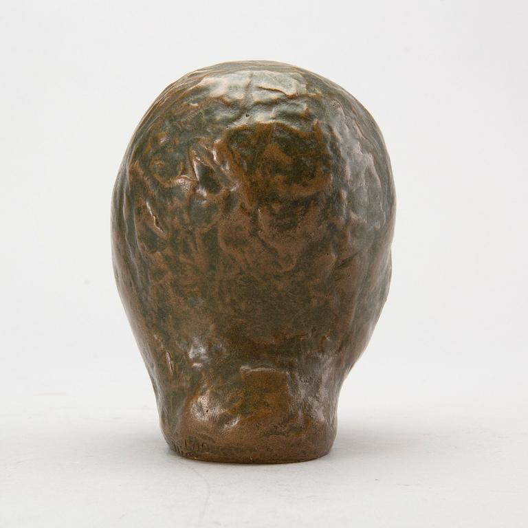 JOHANNES COLLIN, bronze scupture, signed and dated 1910.