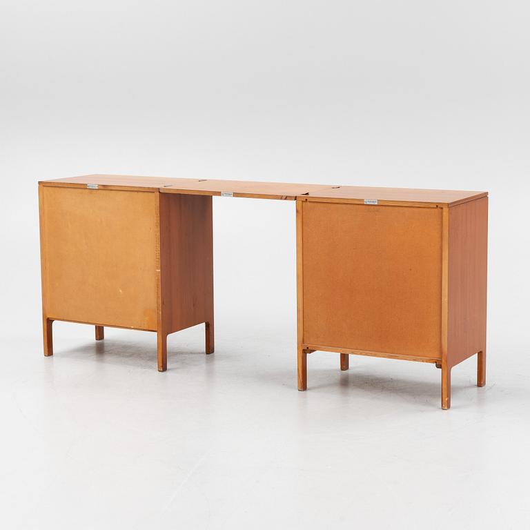 David Rosén, toalettbord, 3 delar, "Futura", Nordiska Kompaniet, 1950/60-tal.