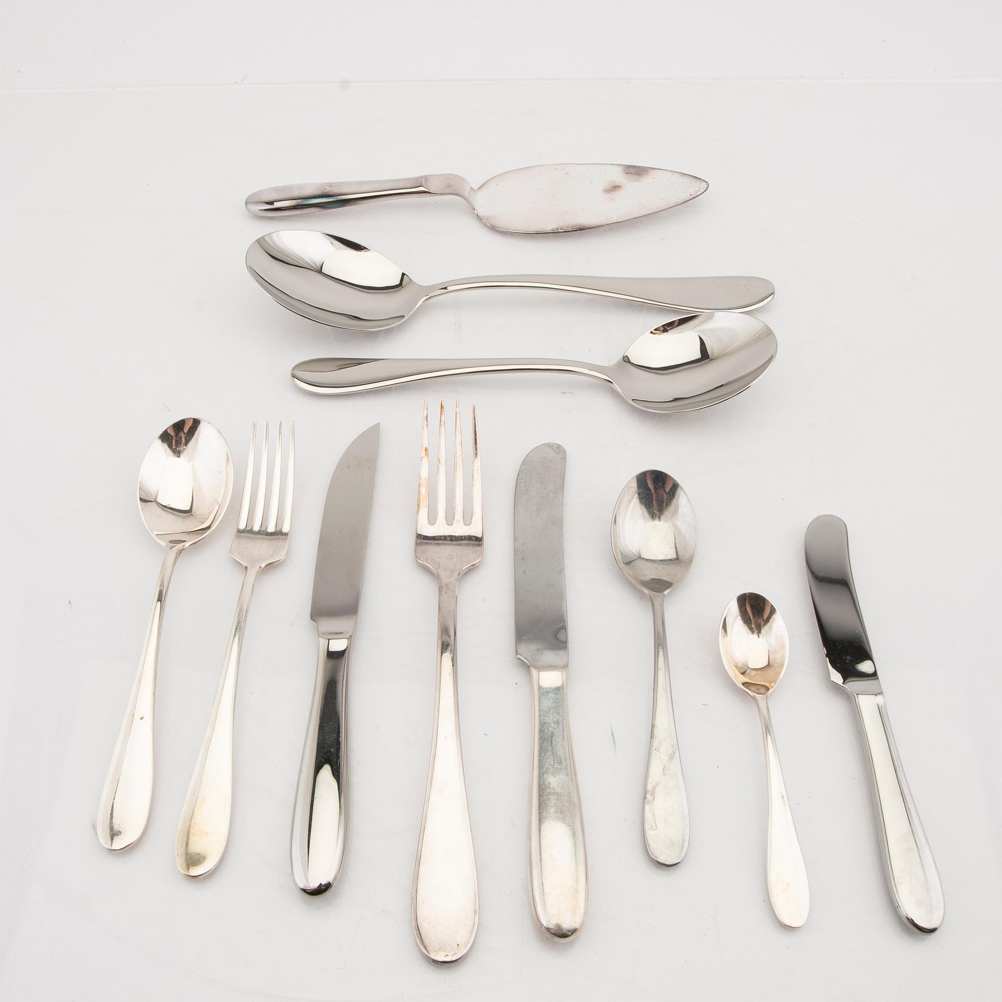 Signe Persson-Melin, a set of 91 pcs of cutlery "Gourmet Boda Nova 1980s.