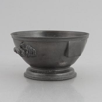Anna Petrus & Estrid Ericsson, a model 326b pewter bowl, Firma Svenskt Tenn, Sweden, 1927.