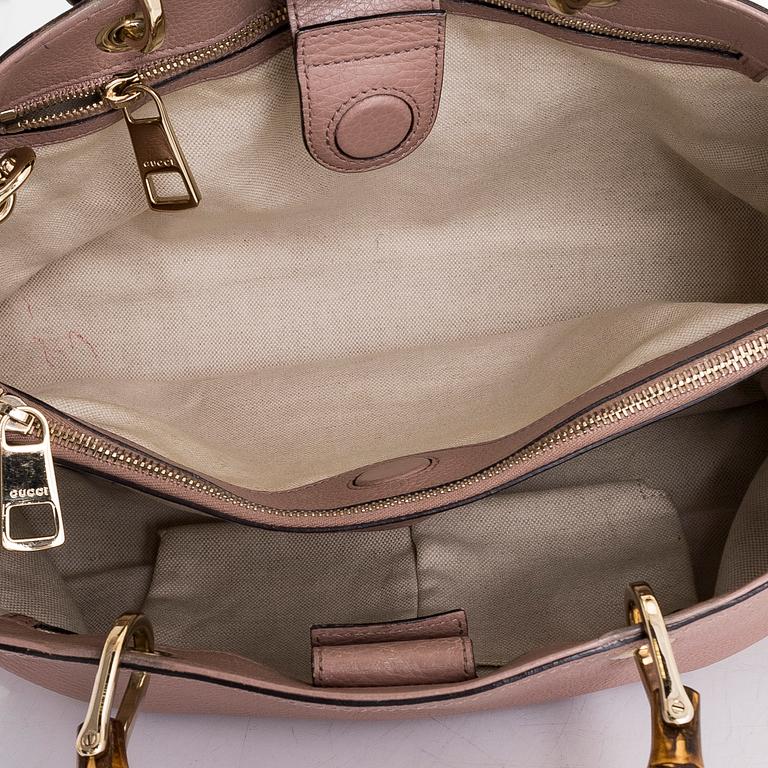 Gucci, a 'Bamboo shopper' bag.