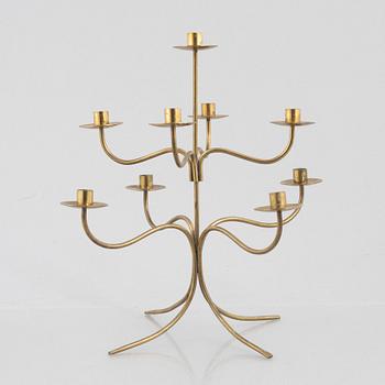Josef Frank, a brass candelabrum, model 2554, Svenskt Tenn.
