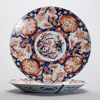 FAT, ett par, porslin, Imari, Japan. 1800-talets slut.