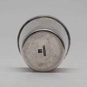 BÄGARE, silver, Morosov, S:t Petersburg 1892. Vikt 94 g.