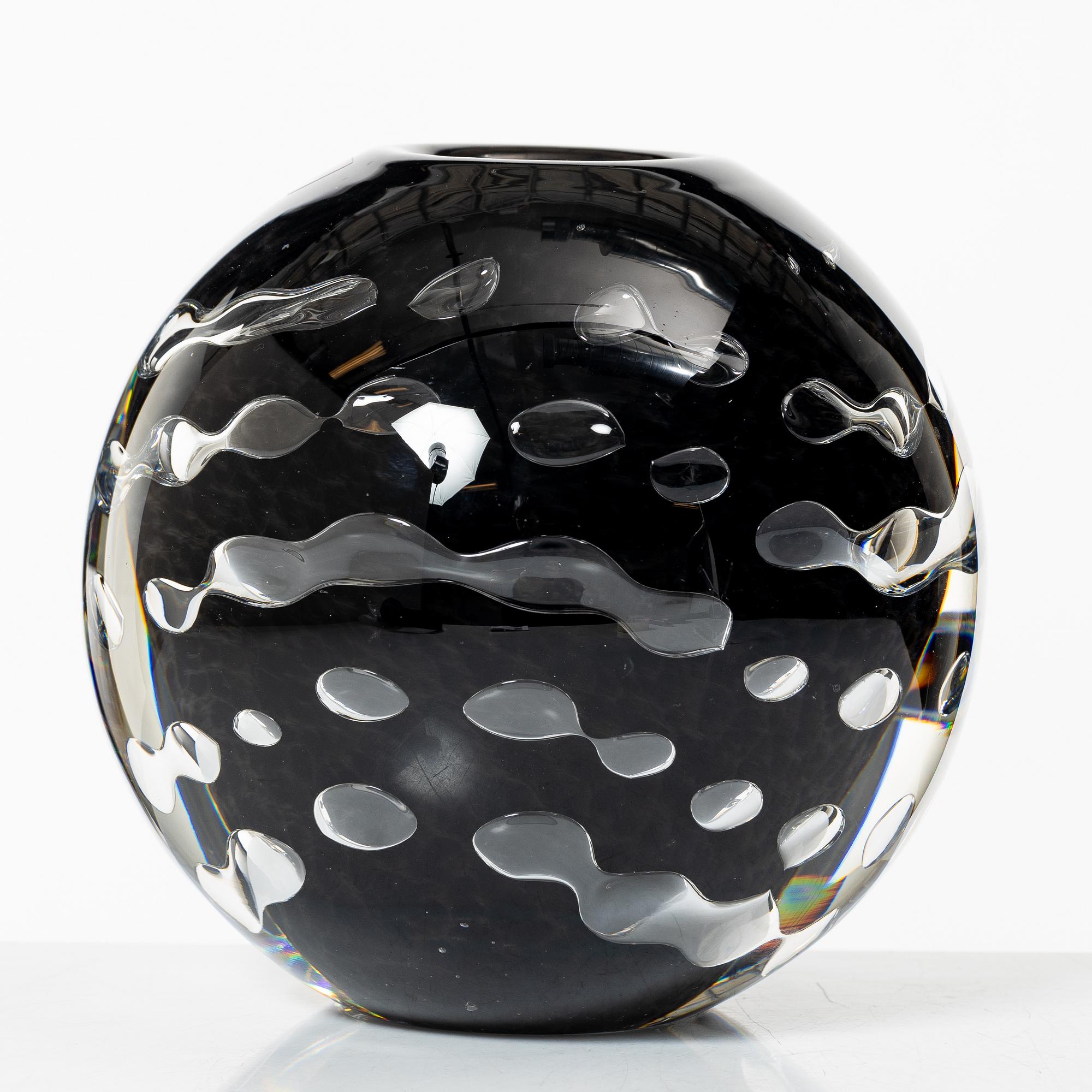 Lars Hellsten, vas, "Ariel", Orrefors, 1979.