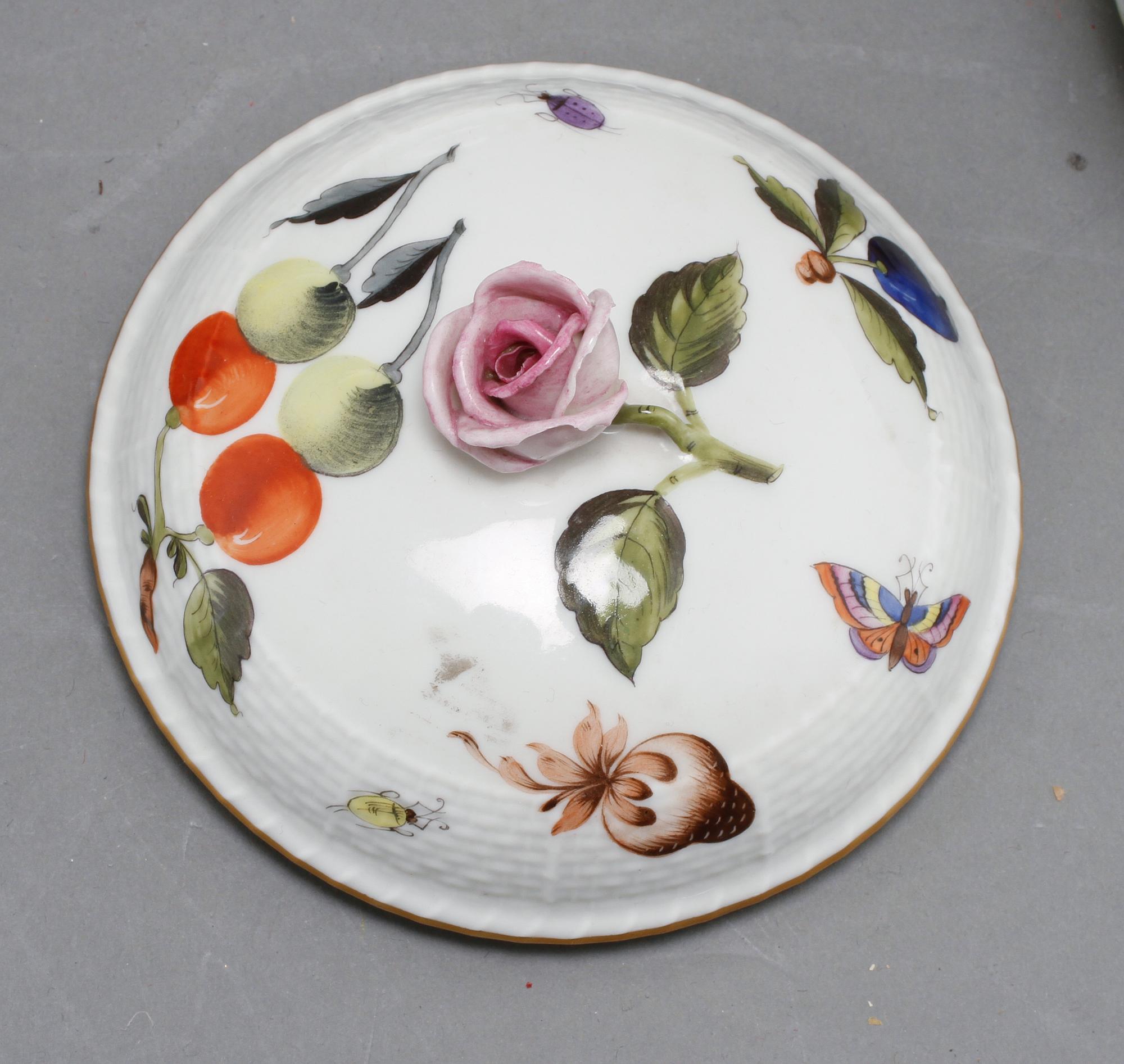 TESERVIS, 27 delar, porslin, Herend, Ungern, 1900-talets andra hälft.