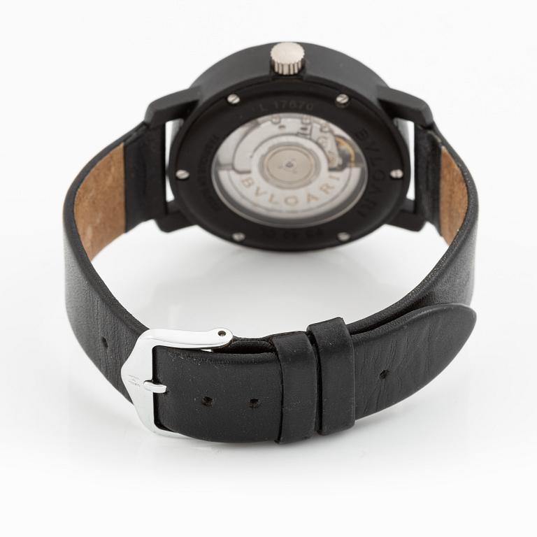 Bulgari, Bvlgari, Carbongold, "Via Dei Condotti 10, Roma", wristwatch, 40 mm.