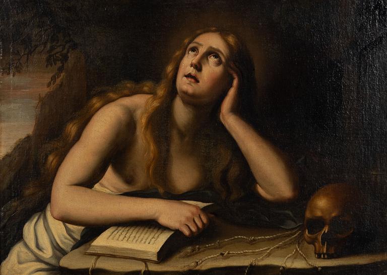 Italian school, 18th century, Penitent Magdalene.