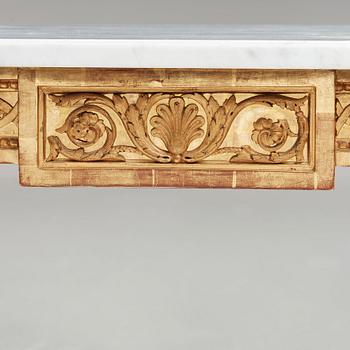 KONSOLBORD, gustavianskt stockholmsarbete, 1700-talets slut.