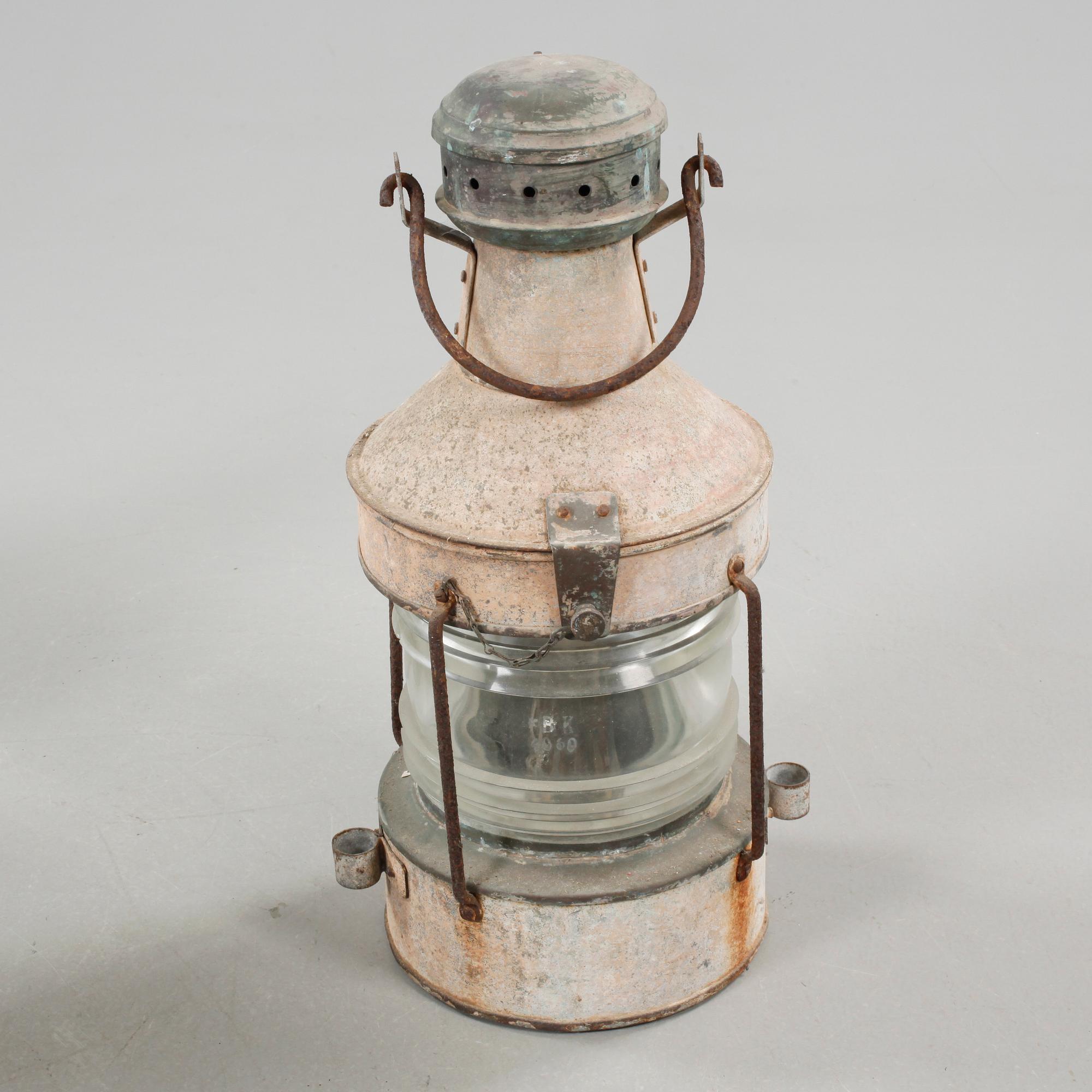 Four lanterns from the first half of the 20th century.