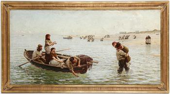 HAMILTON MACALLUM, olja på duk, signerad och daterad 1886.