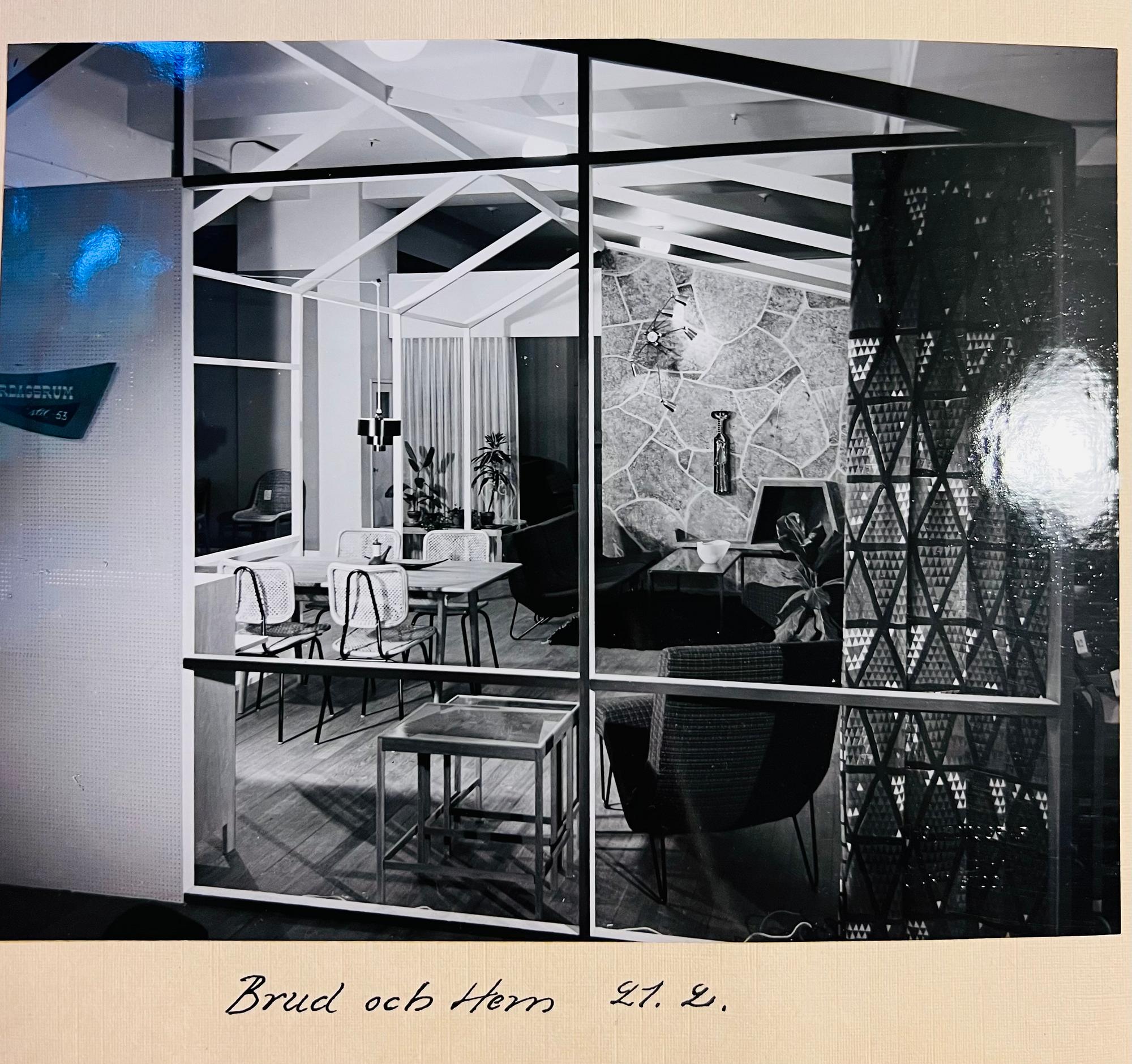 Bertil Brisborg, vägglampa, Nordiska Kompaniet, 1950-tal.