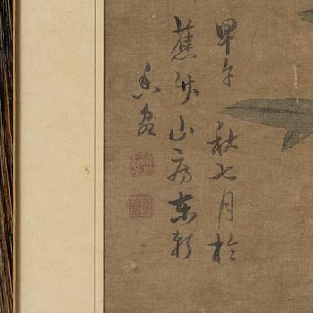 Unidentified artist, Lilies, late Qing dynasty.