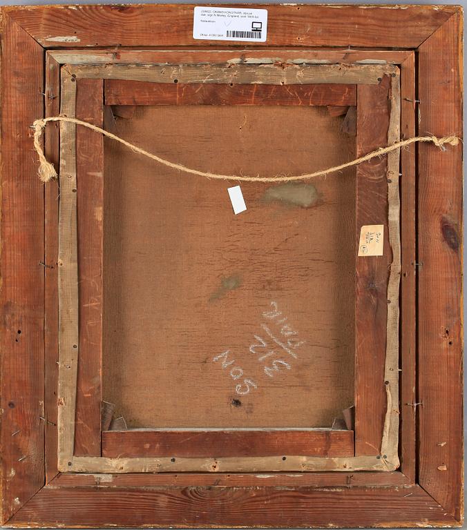 OKÄND KONSTNÄR, olja på duk, sign N Morley, England, sent 1800-tal.