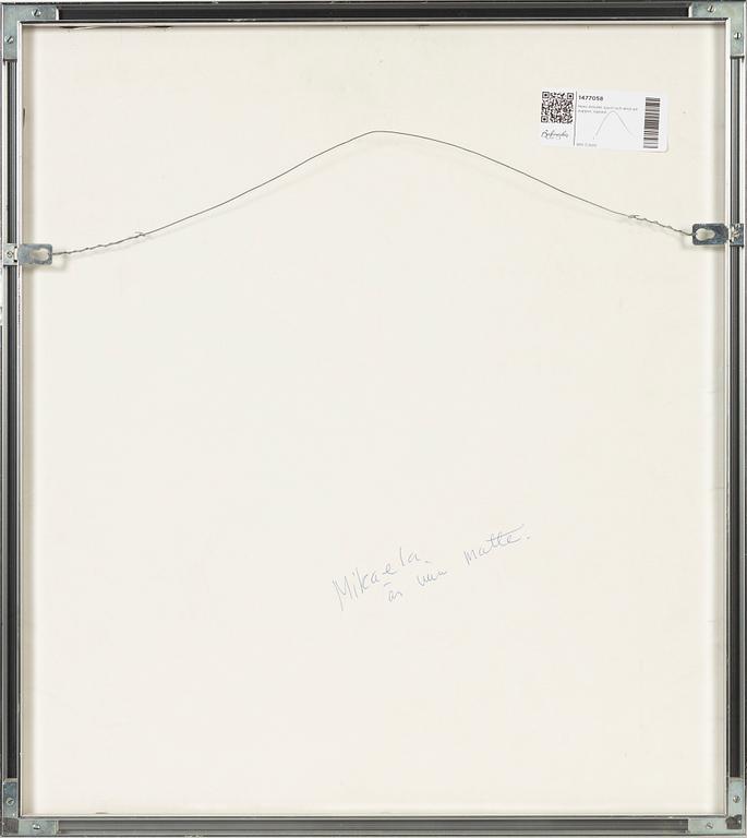 Hans Arnold, tusch och akryl på papper, signerad.